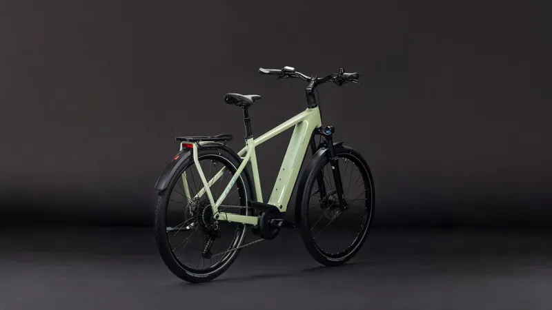 Cube Kathmandu Hybrid One 800 eHybrid Bike in Pea/Green-3