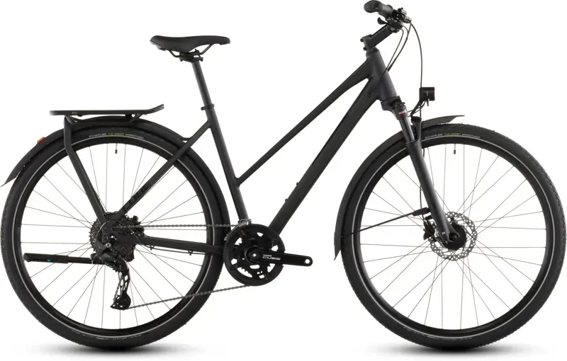 Cube Kathmandu Pro Hybrid Bike In Coal/Grey-2