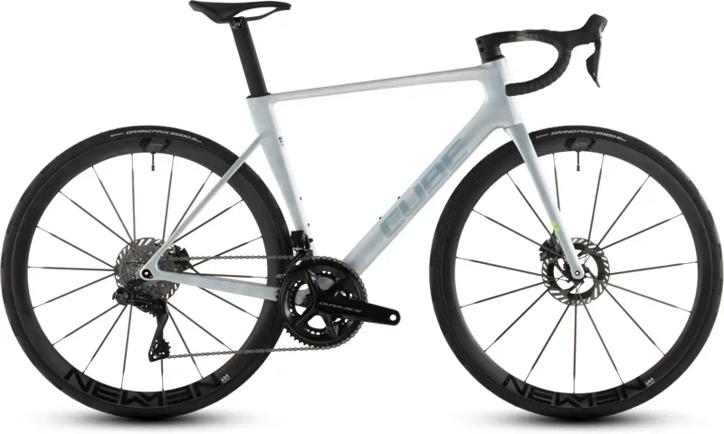 Cube Litening Air C:68X SLT Road Bike in Xenon Grid/Green
