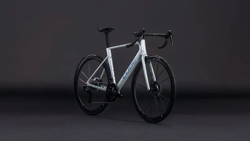 Cube Litening Air C:68X SLT Road Bike in Xenon Grid/Green-1