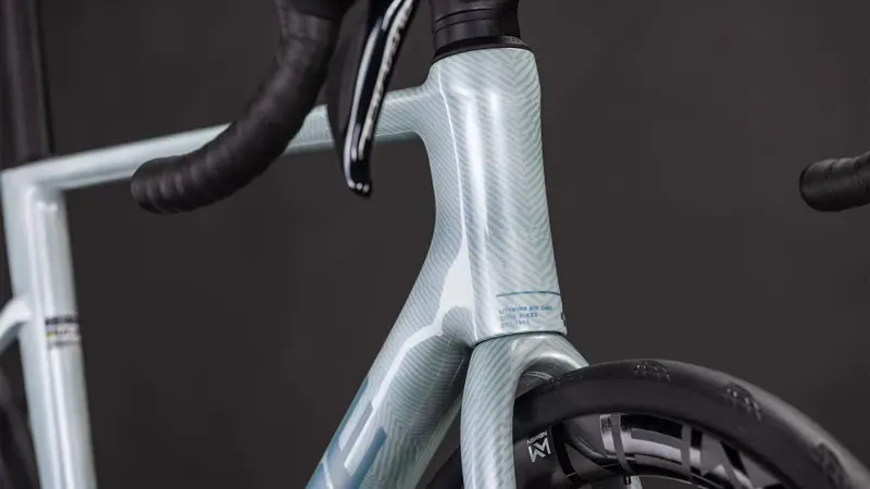 Cube Litening Air C:68X SLT Road Bike in Xenon Grid/Green-7