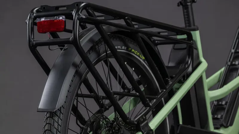 Cube Longtail Hybrid 800 eCargo Bike in Pea/Reflex-4