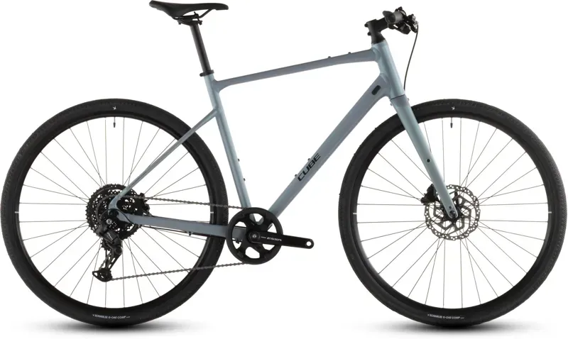 Cube Nulane One Gravel Bike in Grey Sage/Black