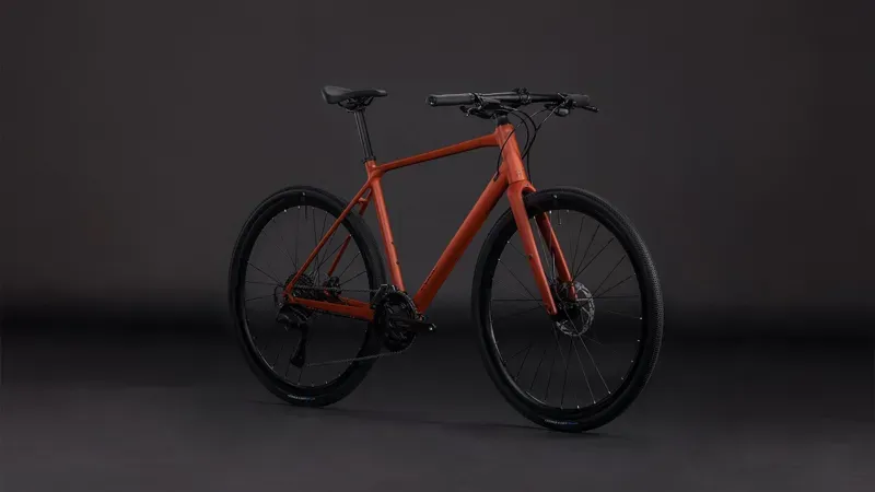 Cube Nulane Race Gravel Bike in Amber/Black-1