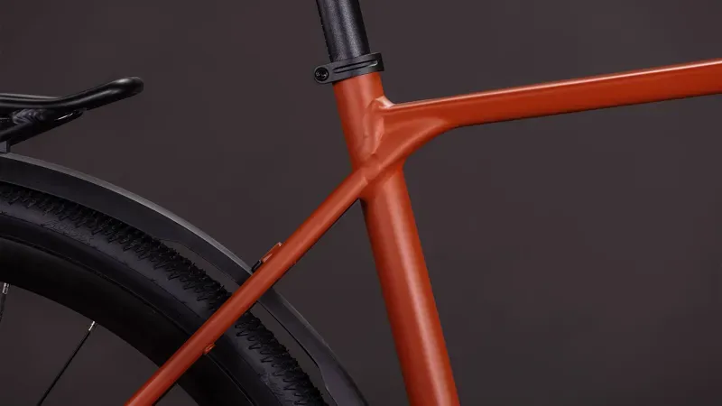 Cube Nulane Race FE Gravel Bike in Amber/Black-5