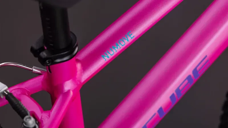 Cube Numove 140 Kids Bike in Fuchsia/Plum-3