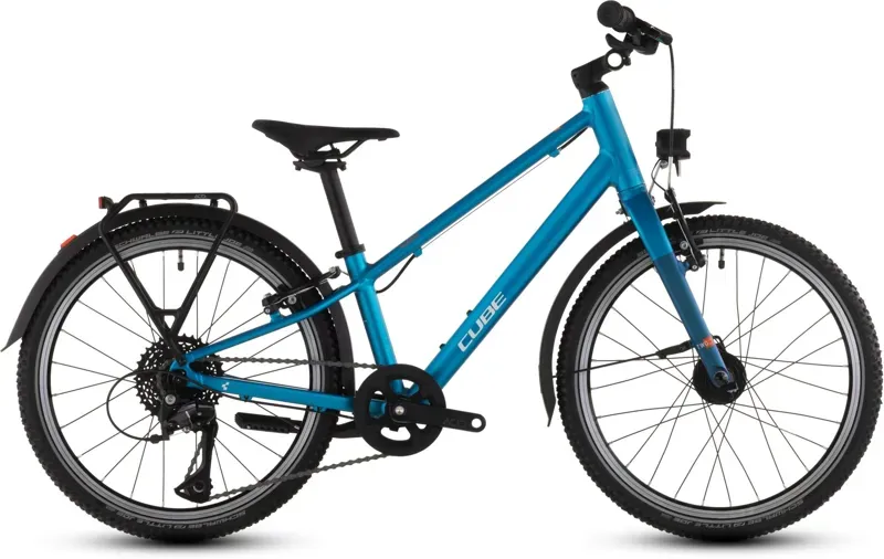 Cube Numove 200 Fe Kids Bike in Topas Blue/Nebula