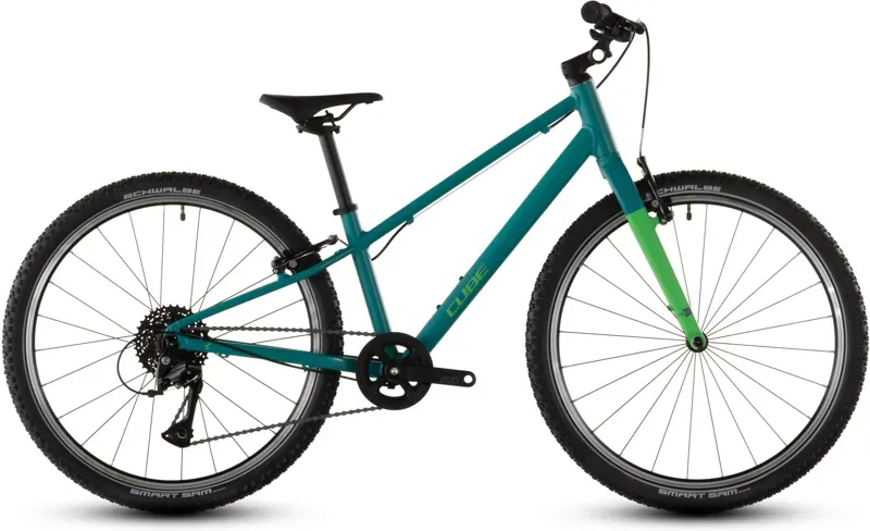 Cube Numove 240 Kids Bike in Sea Green/Green