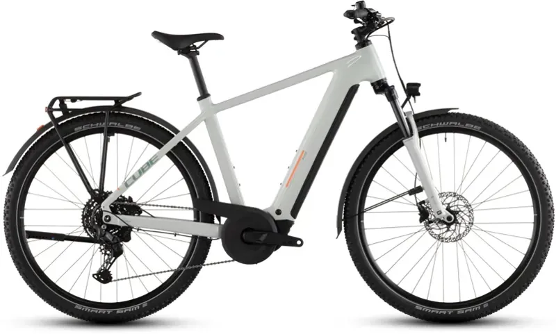 Cube Nuride Hybrid Performance 600 E-Gravel Bike In Desert Stone/Grey
