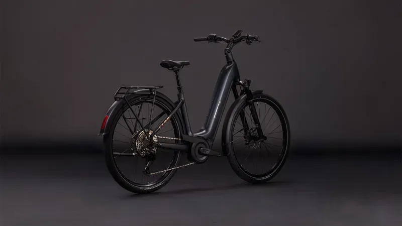 Cube Nuride Hybrid SLX 800 E-Hybrid Bike in Black/Gold-5