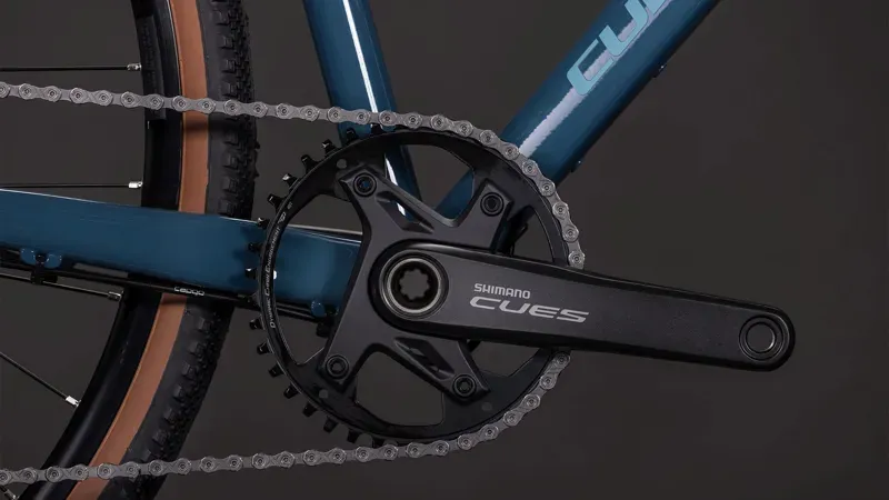 Cube Nuroad One Gravel Bike in Grove Green/Black-5