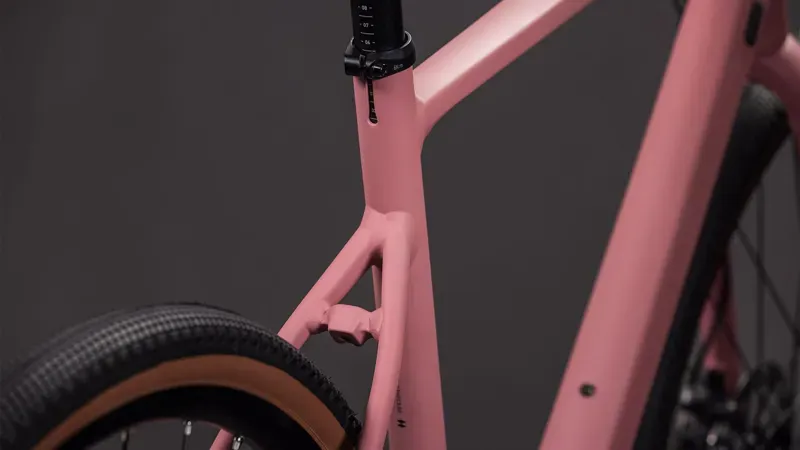 Cube Nuroad One Gravel Bike in Ruby/Puce-3