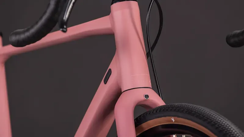 Cube Nuroad One Gravel Bike in Ruby/Puce-5