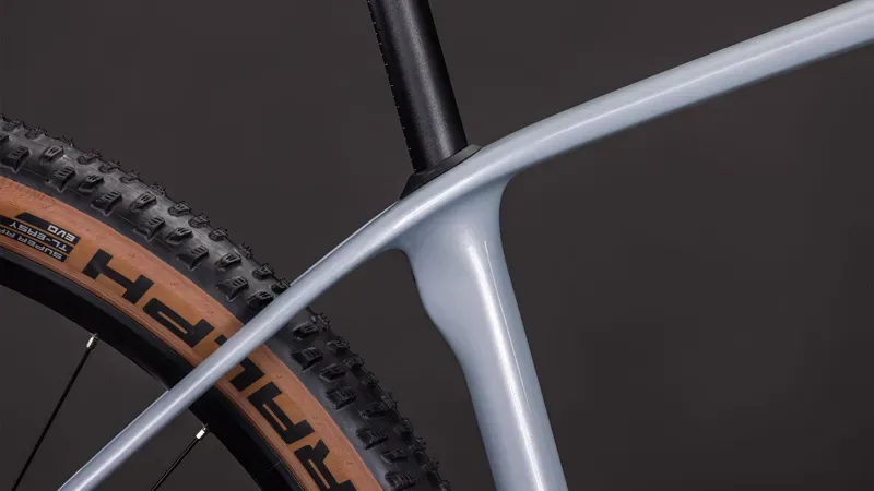 Cube Reaction C:62 Race Mountain Bike in Fog Grey/White-4