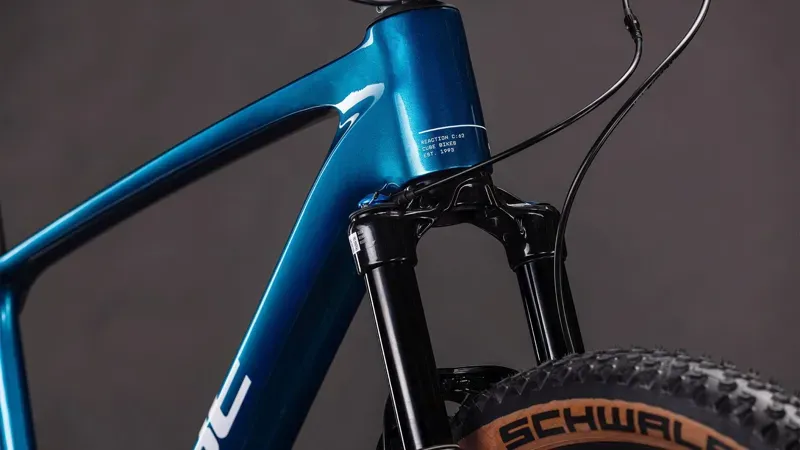Cube Reaction C:62 SLX Mountain Bike In Electric Blue/White-7