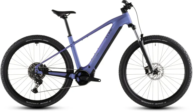 Cube Reaction Hybrid One 800 E-MTB in Blue Iris/Reflect