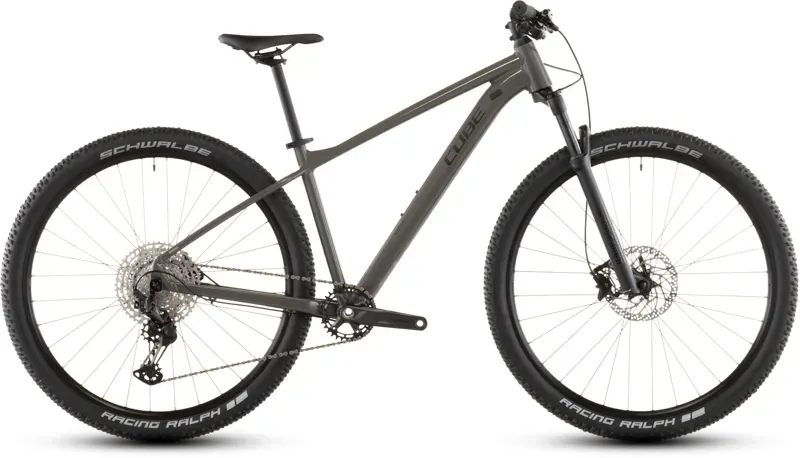 Cube Reaction Pro Mountain Bike In Old Grey/Black