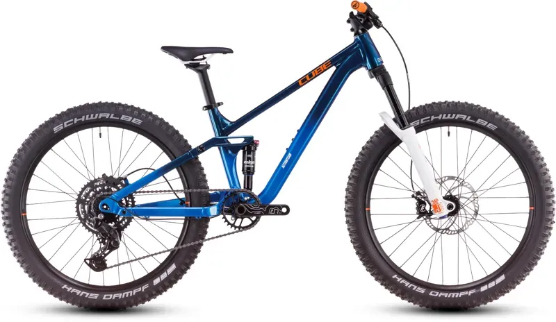 Cube Stereo 240 One Kids Mountain Bike In Actionteam
