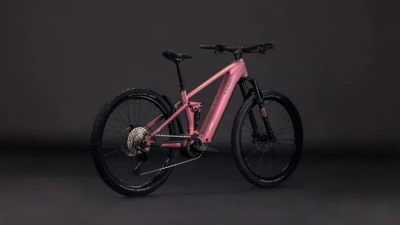 Cube Stereo Hybrid one22 Race 800 E-Hybrid Bike In Shift Blush/Black-3