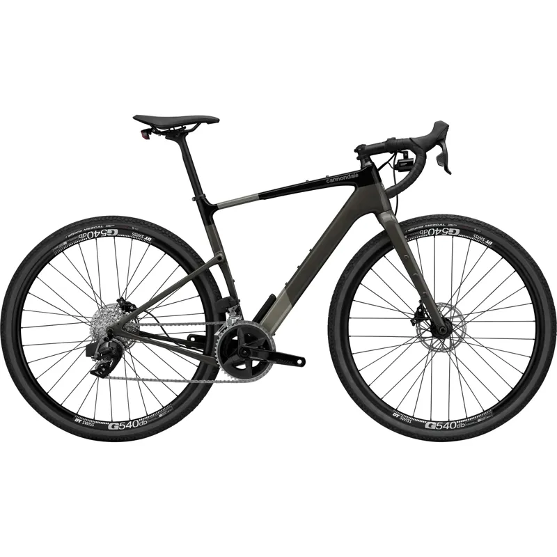 Cannondale Topstone Carbon Rival AXS Gravel Bike in Smoke Black