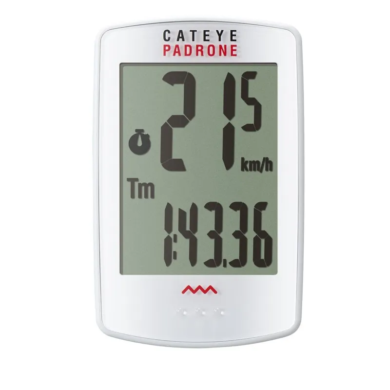 Cateye Padrone Wireless Computer in White