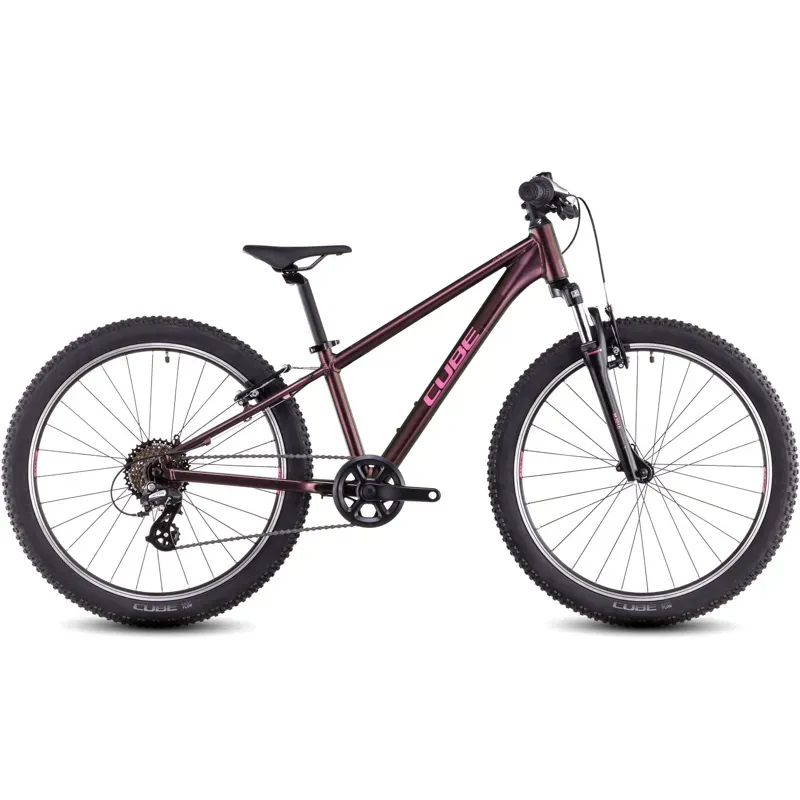 Cube Acid 240 Kids Bike in Molotov/Pink