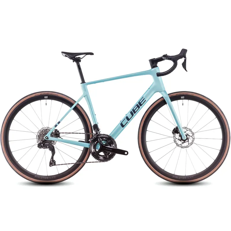 Cube Attain c:62 SLX Road Bike in Lagoon/Black
