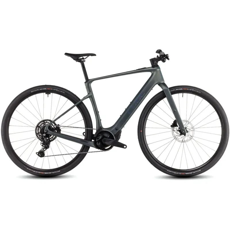 Cube Nulane Hybrid c:62 Race 400x eGravel Bike in Sage Brush Green/Prism
