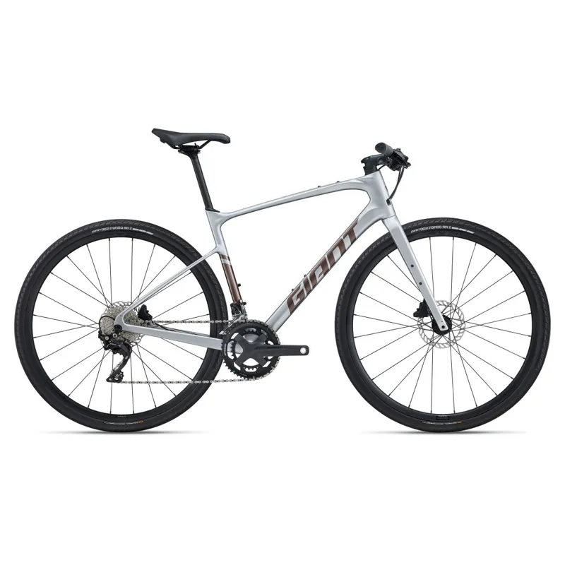 Giant FastRoad AR Advanced 1 Fitness Bike in Silver