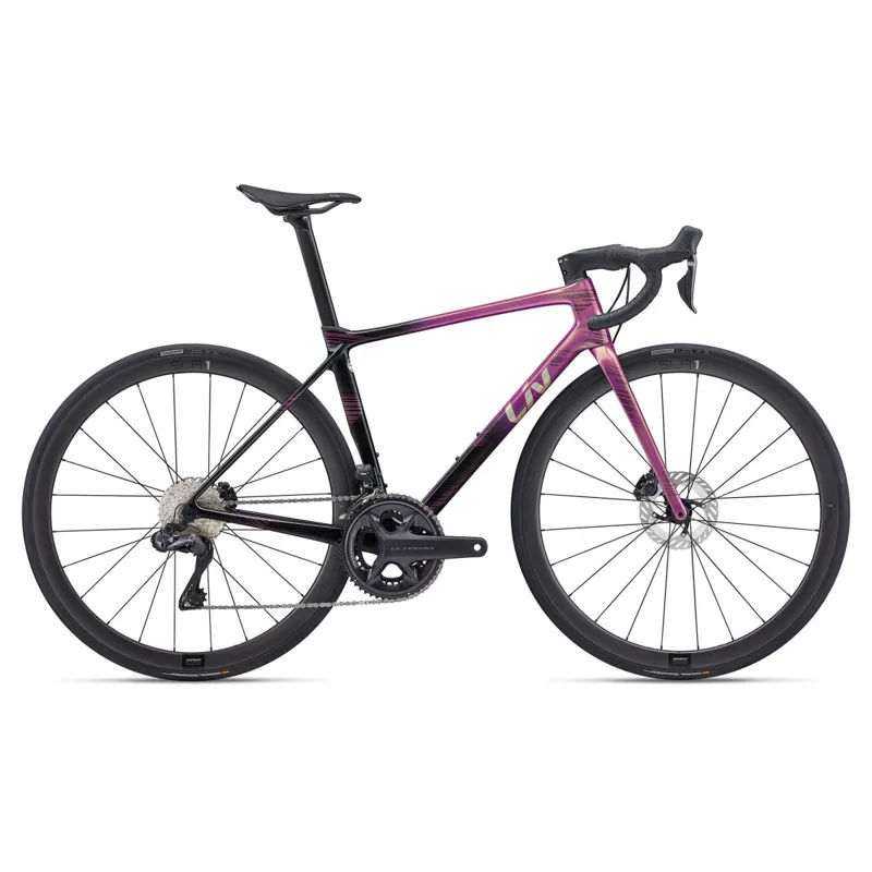 Liv Langma Advanced SL Disc 1 Women's Road Bike in Mulberry Glitter