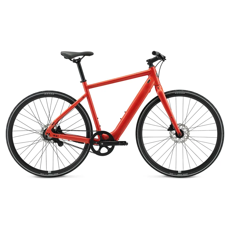 Momentum Voya E+ Single Speed Commuter eBike in Tequila Sunrise