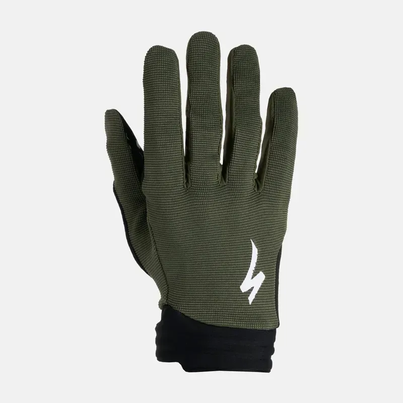 Specialized Trail Long Finger Gloves in Oak Green