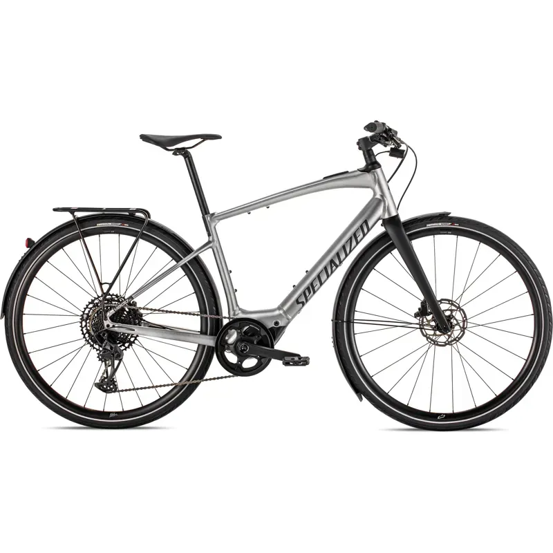 Specialized Turbo Vado SL 5.0 Electric Hybrid Bike in Silver