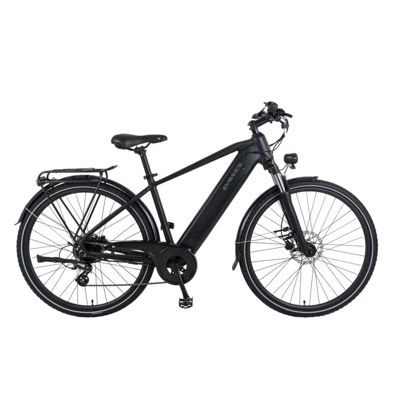 Dawes Spire 1.0 Crossbar Electric Hybrid Bike in Black