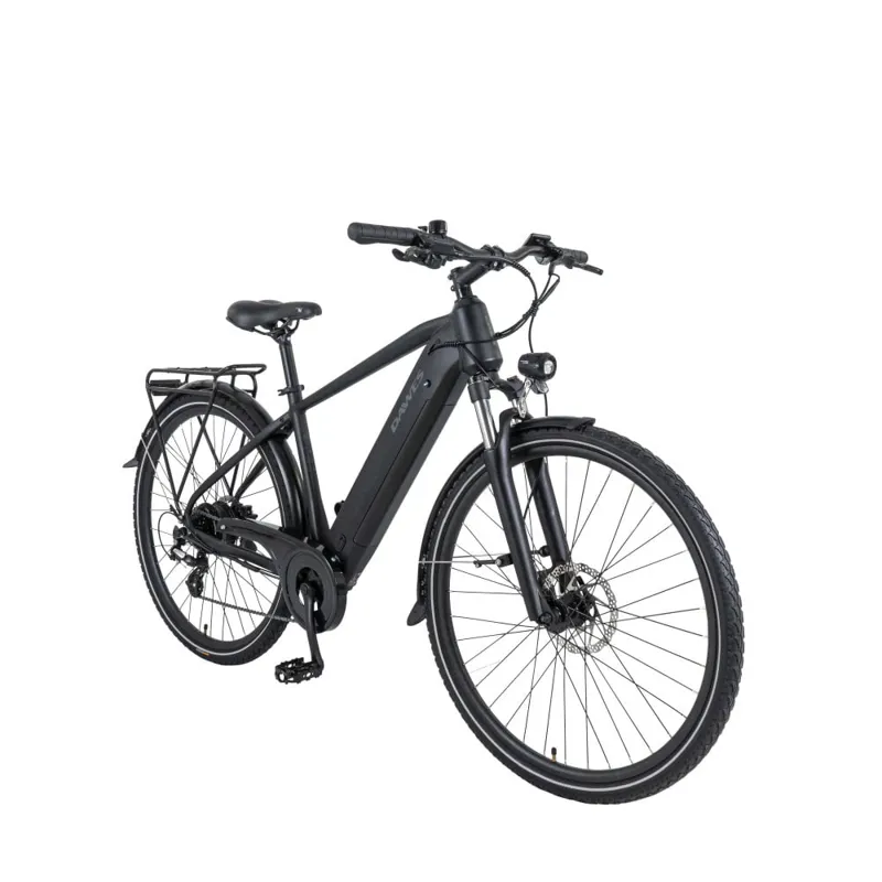 Dawes Spire 1.0 Crossbar Electric Hybrid Bike in Black-1