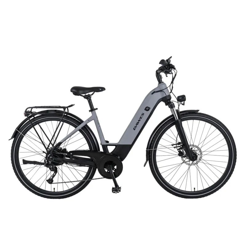 Dawes Spire 2.0 Low Step Electric Hybrid Bike in Grey
