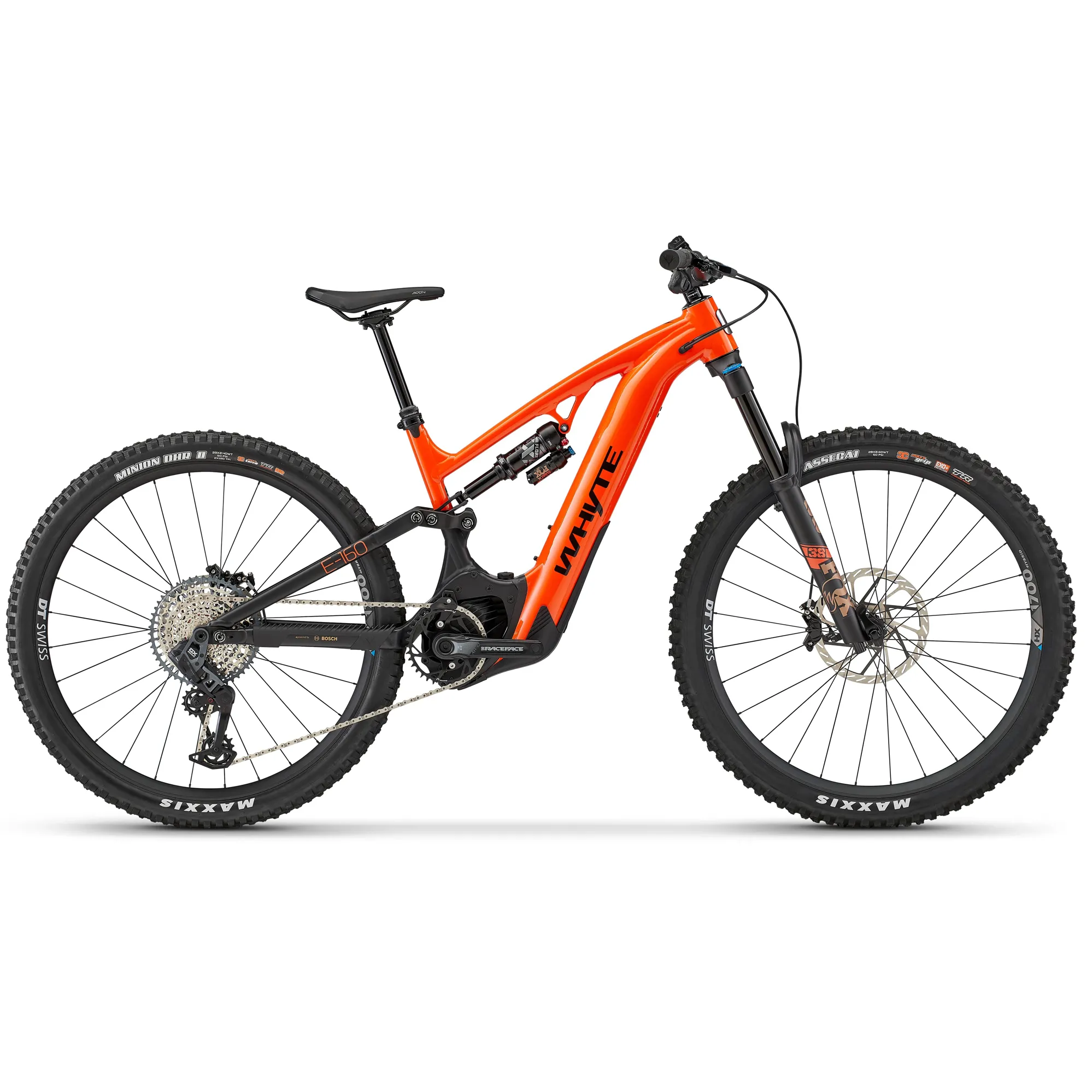 Whyte Bikes E-160 RSX Enduro Electric Mountain Bike in Orange