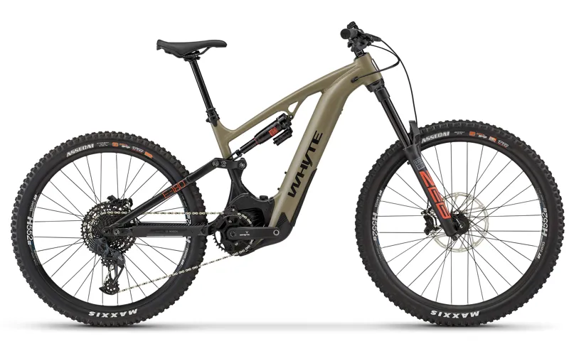 Whyte Bikes E-180 Super Enduro Gravity/E-mountain Bike in Matt Olive/Black