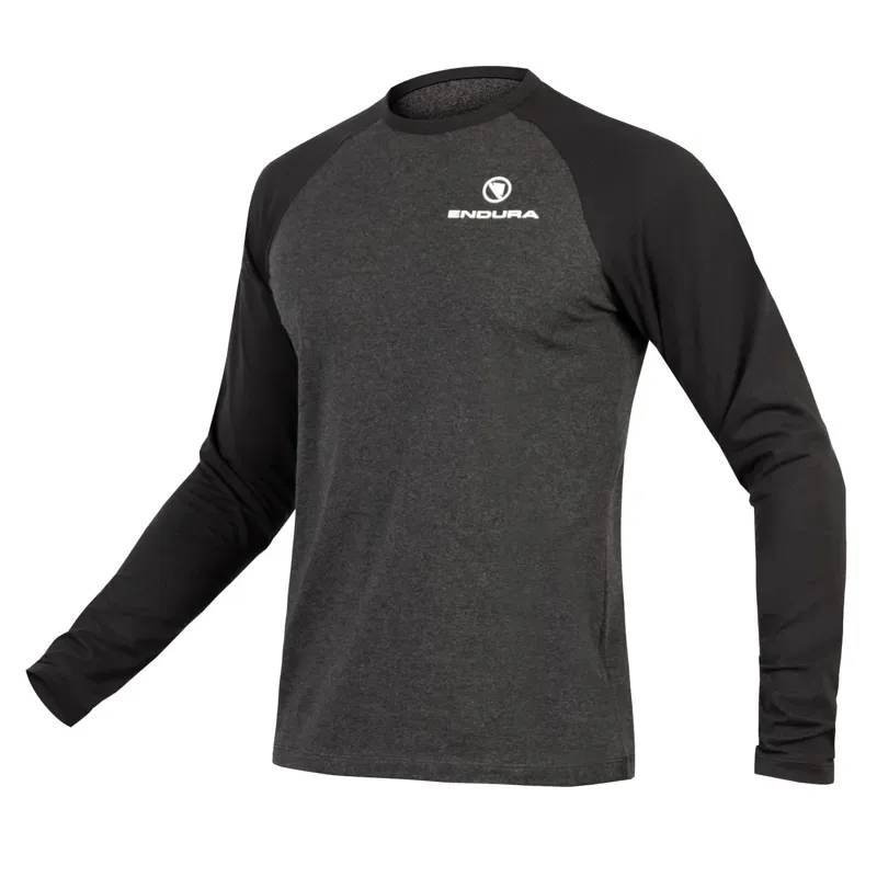 Endura One Clan Raglan Long Sleeved Jersey in Grey