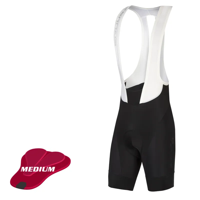 Endura Pro SL Medium Pad Bib Shorts in Black