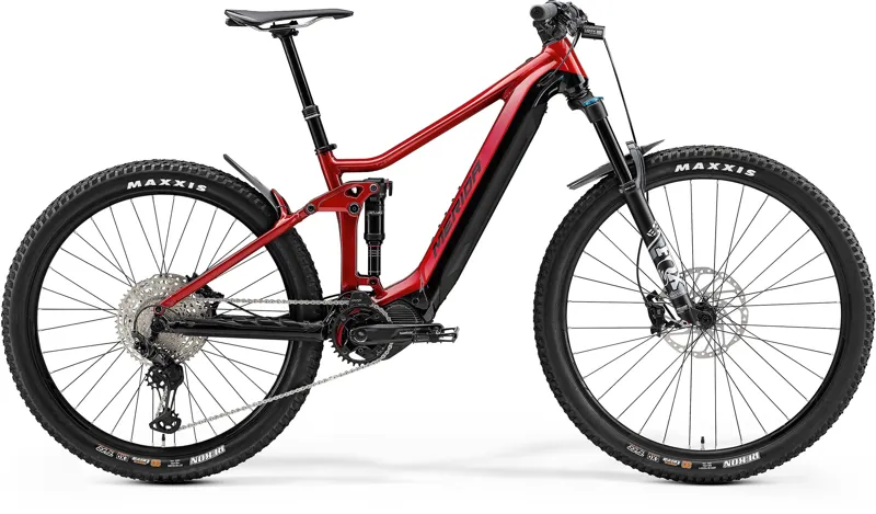 2021 Merida eOne-Forty 700 Electric Mountain Bike in Red