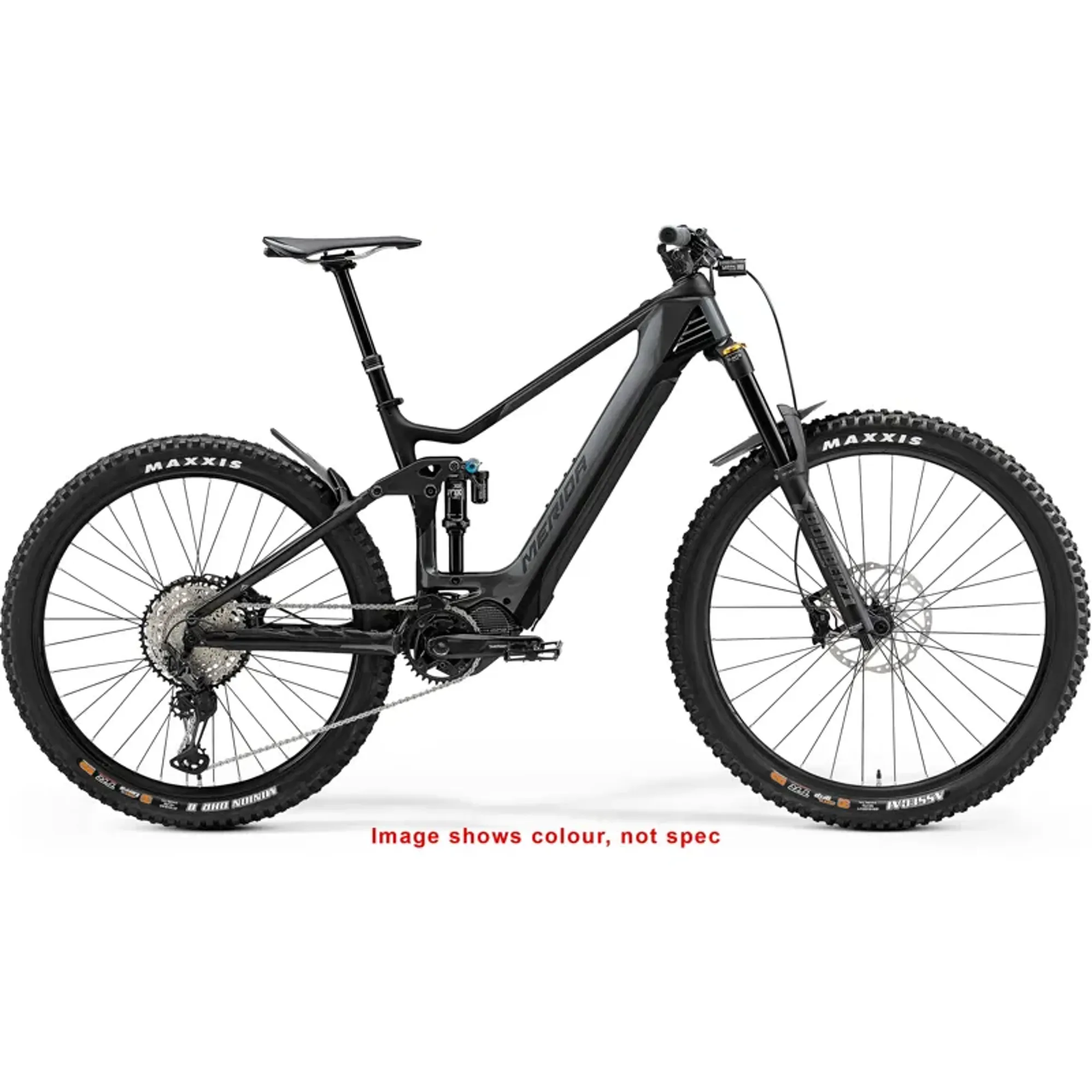 Merida eOne-Sixty 5000 Carbon Electric Mountain Bike in Grey