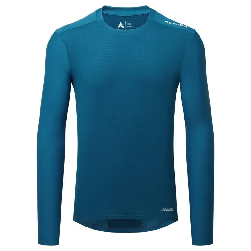 Altura Esker Polartec Long Sleeve Trail Jersey in Navy