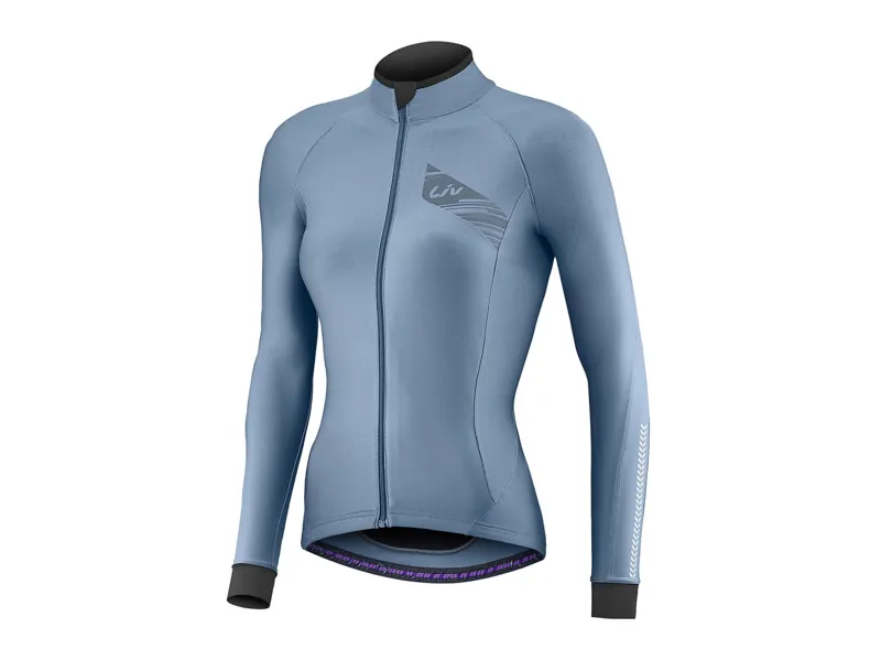 Liv Flara Mid-Thermal Long Sleeve Jersey in Blue