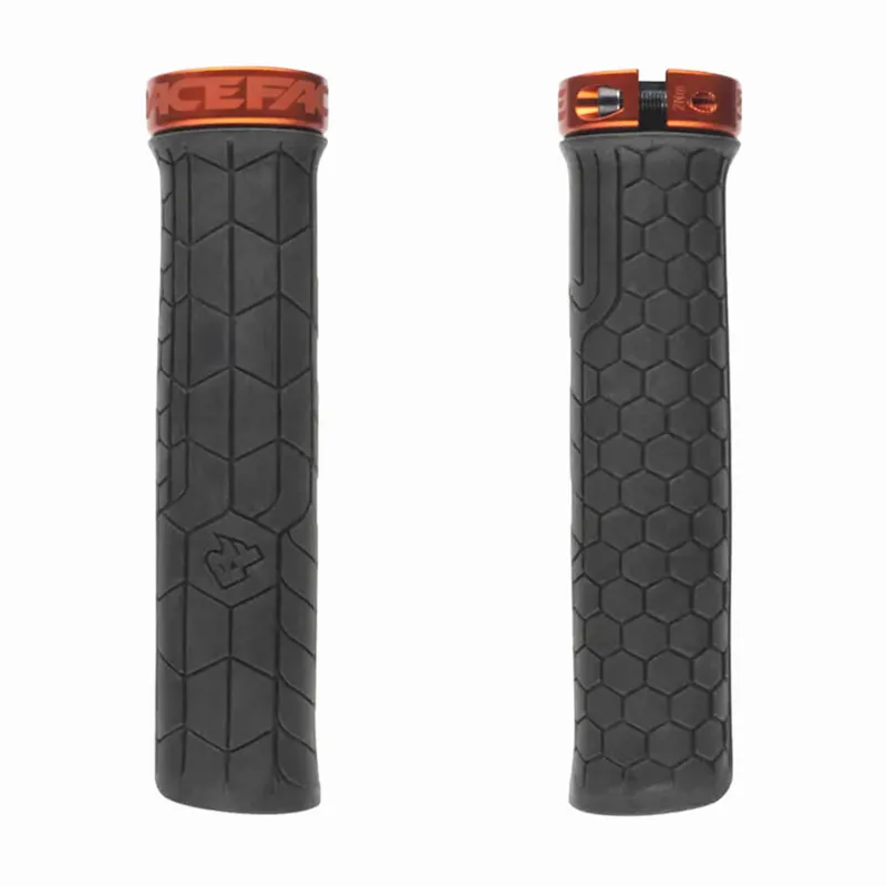 Race Face Getta Grip Lock-On Grips in Orange