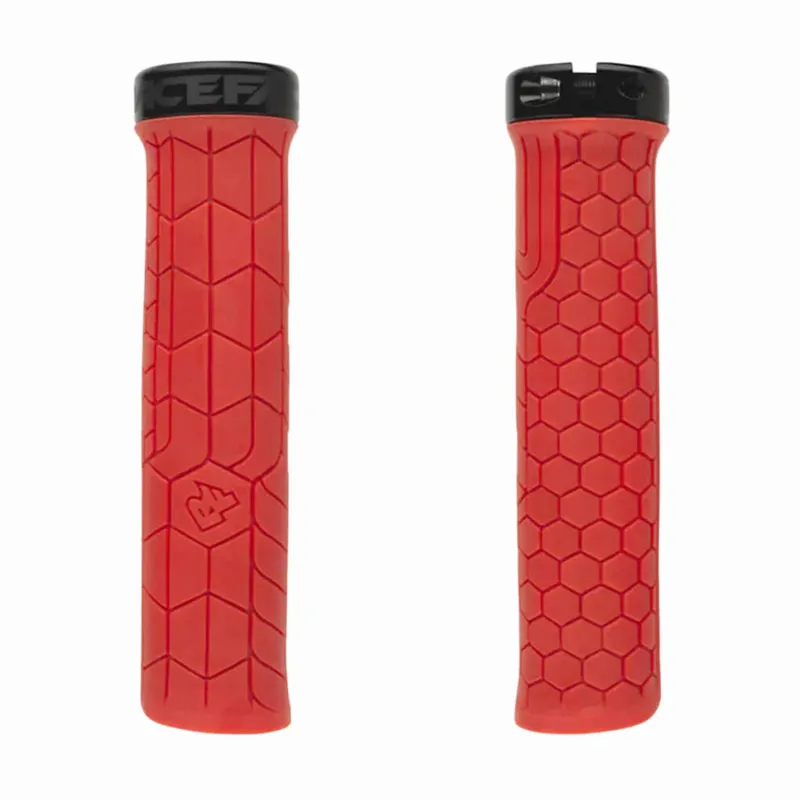 Race Face Getta Grip Lock On Grips in Red