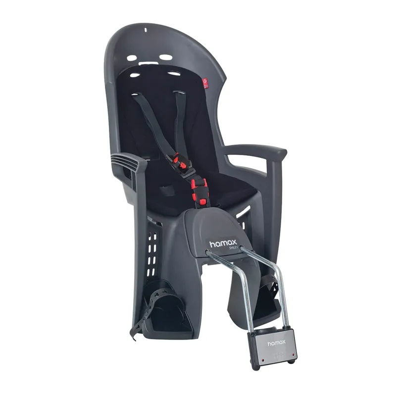 Hamax Smiley Rear Frame Mount Childseat in Grey
