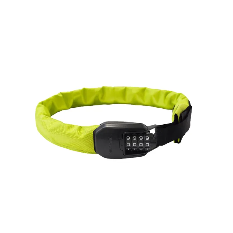 Hiplok 6mm Spin Wearable Chain in Yellow
