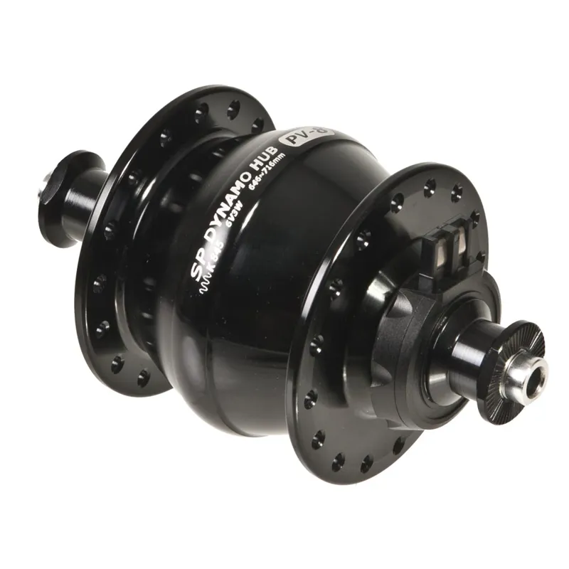SP PV8 100mm Rim Brake Dyno Hub Black 32h Front