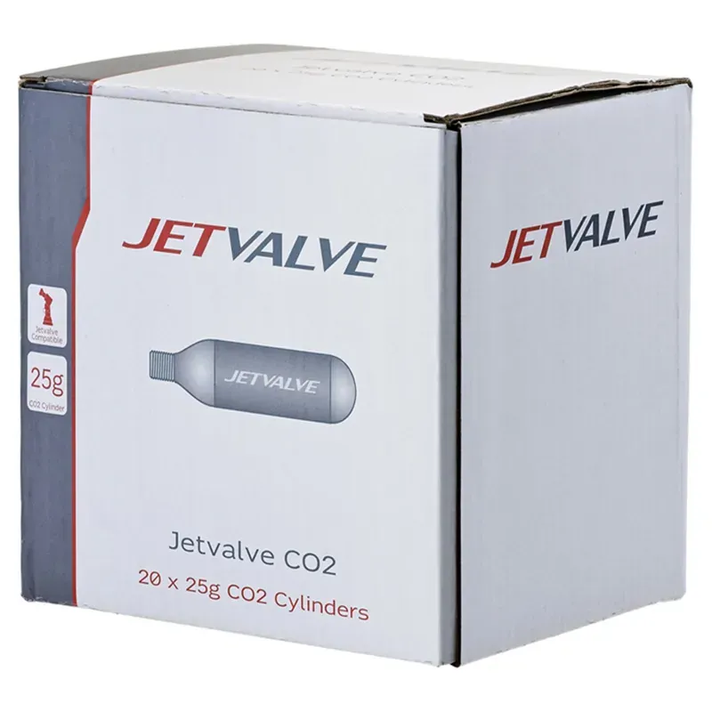 Weldtite Jetvalve Co2 Cylinders - 25g - each